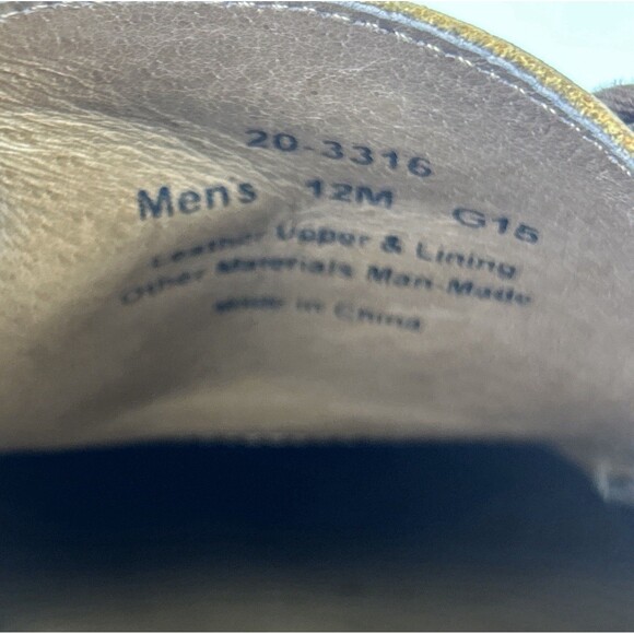 JOHNSTON & MURPHY Conard Saddle Shoes Mens Sz 12 M Brown Leather Lace Up 203316 - Picture 6 of 7